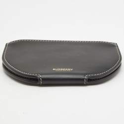 Burberry Black Leather Olympia Fold Wallet