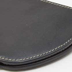 Burberry Black Leather Olympia Fold Wallet