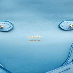 مملوكة مسبقًا Burberry Light Blue Micro Olympia Crossbody Card Case