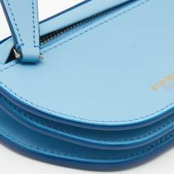 مملوكة مسبقًا Burberry Light Blue Micro Olympia Crossbody Card Case
