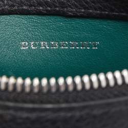 Pre Owned Burberry Black Leather Barrel Shoulder Bag