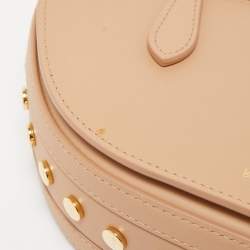 Pre Owned حقيبة كتف بربري إصدار محدود 224/ 250 صغيرة جلد أخضر