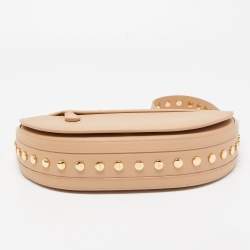 Pre Owned حقيبة كتف بربري إصدار محدود 224/ 250 صغيرة جلد أخضر