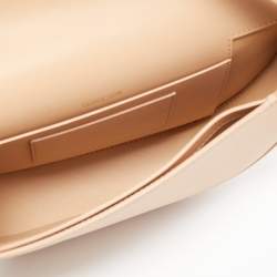 Pre Owned حقيبة كتف بربري إصدار محدود 224/ 250 صغيرة جلد أخضر