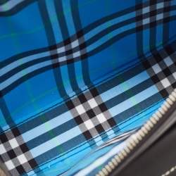 Pre Owned Burberry Black Leather Mini Double Olympia Bag