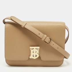 Burberry Mini Leather TB Bag - Farfetch