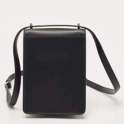 Pre Owned حقيبة كروس بربري روبن جلد وكانفاس مقوى تي بي متعدد الألوان 