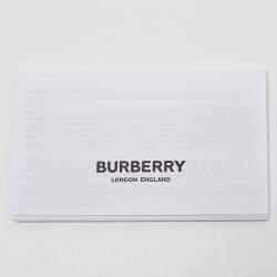 Pre Owned Burberry Brown/Beige Canvas and Leather Small Pocket Tote