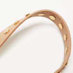 مملوكة مسبقًا Burberry Beige Leather Small Studded Olympia Shoulder Bag