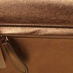 Pre Owned حقيبة كتف بربري إصدار محدود 224/ 250 صغيرة جلد أخضر