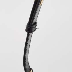 Pre Owned Burberry Black Leather Mini Olympia Leather Shoulder Bag