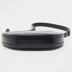 Pre Owned Burberry Black Leather Mini Olympia Leather Shoulder Bag