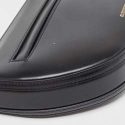 Pre Owned Burberry Black Leather Mini Olympia Leather Shoulder Bag