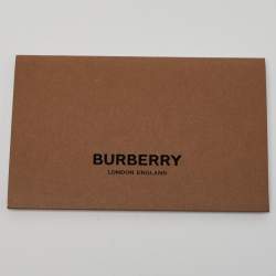 Pre Owned Burberry Black Camouflage Print Leather Mini Pocket Bag