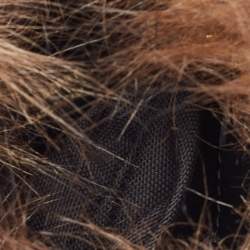 Burberry Beige/Black Faux Fur Micro Lola Tote