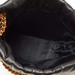 Pre Owned Burberry Black Leather Small Lola Bucket Bag