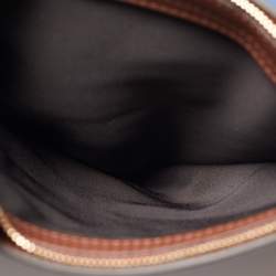 Burberry Multicolor Leather and Velvet Olympia Scarf Oversized Clutch