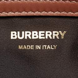 Burberry Multicolor Leather and Velvet Olympia Scarf Oversized Clutch