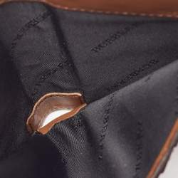 Pre Owned محفظة بربري لونا جلد وقماش كاروهات هاوس تشيك بيج/بني