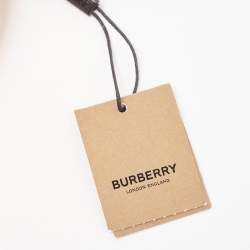 Burberry Orange/Black Leather Mini Double Olympia Bag