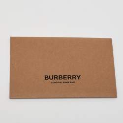 Burberry Blue/Black Water Camo Print Leather Pocket Phone Pouch Crossbody Bag
