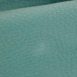 Pre Owned Burberry Black/Green Leather Large Clutch