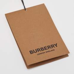 Pre Owned Burberry Beige Soft Leather Small Olympia Bag