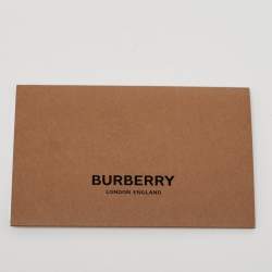 Pre Owned Burberry Beige Soft Leather Small Olympia Bag