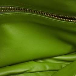 Burberry Green Leather Small Olympia Shoulder Bag