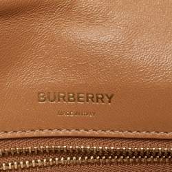 Burberry Beige Soft Leather Small Olympia Bag