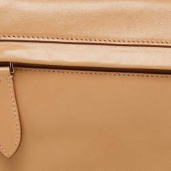 Burberry Beige Soft Leather Small Olympia Bag