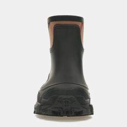 Burberry Black/Archive Beige House Check Rain Boots Size EU 38