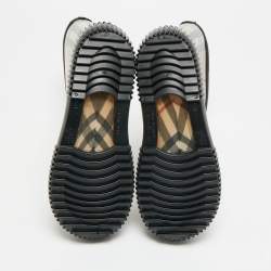 Pre Owned حذاء بوت للمطر بربري مطاط كاروهات هاوس بيج مقاس 35/36