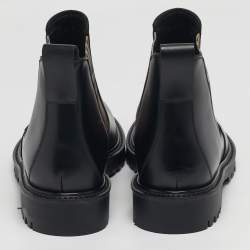 مملوكة مسبقًا Burberry Chelsea Size 41 Black Leather Ankle Length Boots