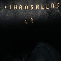 مملوكة مسبقًا Burberry Chelsea Size 41 Black Leather Ankle Length Boots