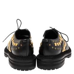 Burberry Black Brogue Leather  Deardown Derby Size 38
