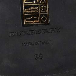 Burberry Black Brogue Leather  Deardown Derby Size 38