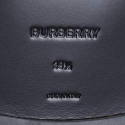 Pre Owned Burberry Black/White Leather Zebra Print T Bar Loafers Size 39.5 