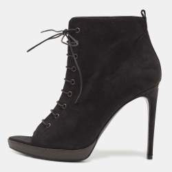 Burberry lace sale up ankle boots