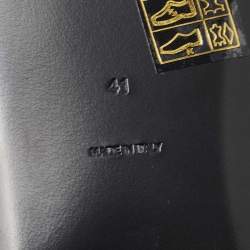 Pre Owned Burberry Brown Check Knit Fabric Ralf Ballet Flats Size 41