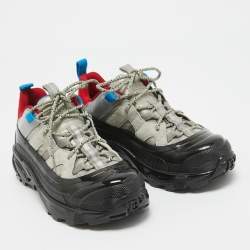 Burberry Grey Suede and Nylon Arthur Sneakers Size 36