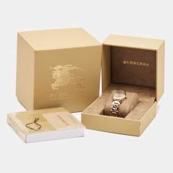 Burberry Rose Gold Plated Stainless Steel The City BU9235 Women's Wristwatch 26 mm