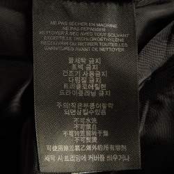 Pre Owned Burberry Prorsum Black Cotton Double Breasted Trench Coat M