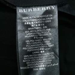 Burberry Prorsum Beige Wool Drill Mid-Length Coat XS