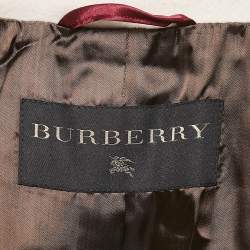 Burberry Prorsum Light Beige Button Front Pleated Jacket S