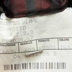 Burberry Prorsum Gold Metallic Quilted Trench Coat S