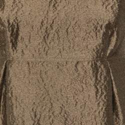 Burberry Prorsum Vintage Brown Wool & Silk Pleated Dress S