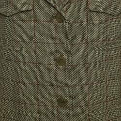 Burberry Prorsum Vintage Green Check Wool Blazer M