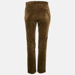 Burberry Prorsum Khaki Green Corduroy Pants M 