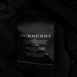 Pre Owned Burberry Prorsum Black Lace Stretch Knit Leggings M